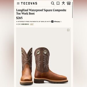 Tecovas work boots